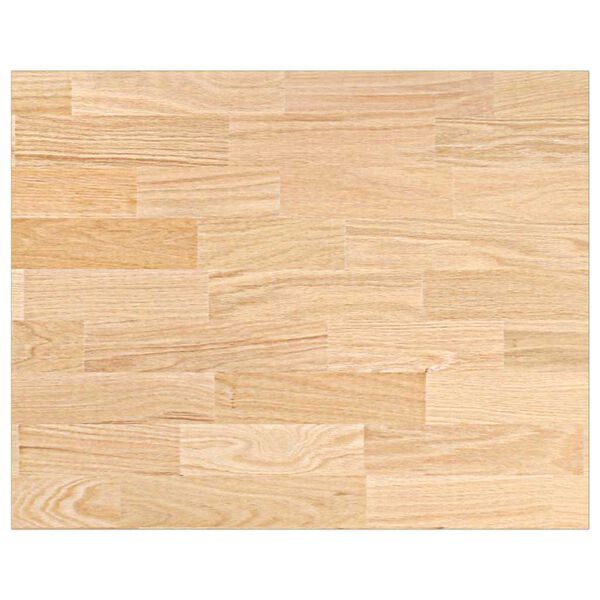 vidaXL Piano di Lavoro Cucina 80x63,5x4 cm Legno Massello Rovere
