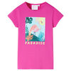 vidaXL Maglietta da Bambina Rosa Scuro 104