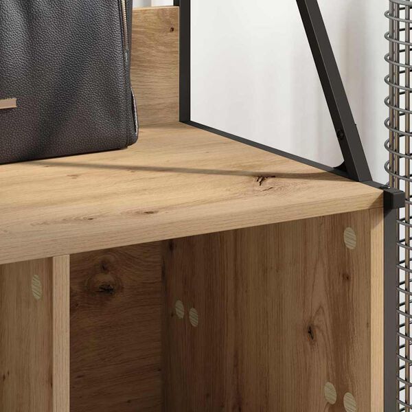 vidaXL Stendibiancheria Rovere artigianale 100 x 41 x 184 cm