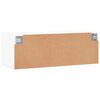vidaXL Mobile a Parete Bianco 100x36,5x35 cm in Legno Multistrato