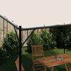 vidaXL Gazebo Bianco 4x4 m 180 g/m² Tessuto e Acciaio