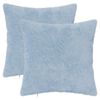 vidaXL Federa 2 pz HEERLEN Azzurro 35 x 35 cm