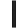vidaXL Guardaroba Rovere Nero 55 x 25 x 189 cm Legno multistrato