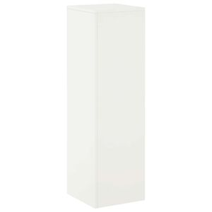 vidaXL Supporto per piante Bianco 30 x 30 x 100 cm Acciaio