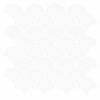 vidaXL Piastrella a scaglie di pesce 20 pcs Bianco 30 x 30 cm