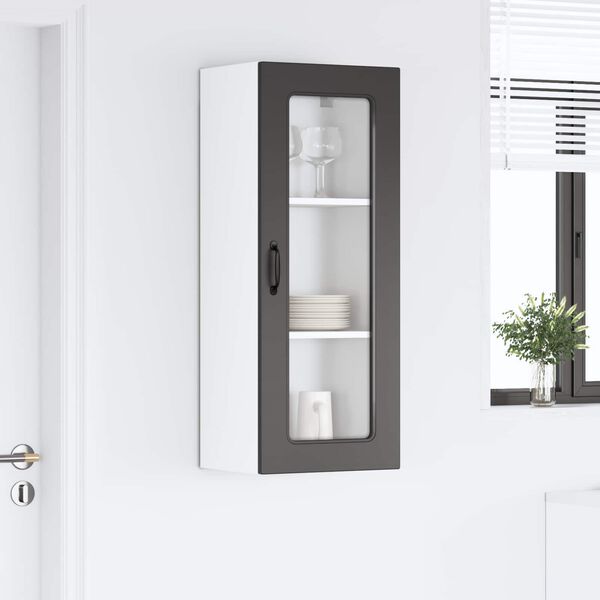 vidaXL Mobile da cucina Kalmar Nero 40 x 31 x 100 cm Legno multistrato