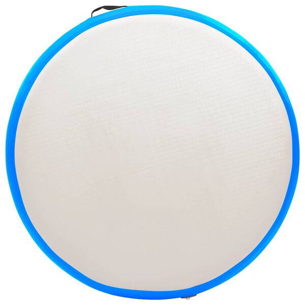 vidaXL Tappetino Ginnastica Gonfiabile con Pompa 100x100x10cm PVC Blu