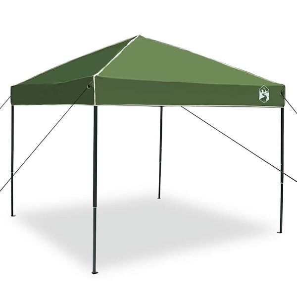 vidaXL Tenda Gazebo Verde 243 x 243 x 251 cm Tessuto