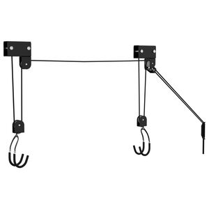 vidaXL Sollevatore per Bici con Supporto a Soffitto 57 kg