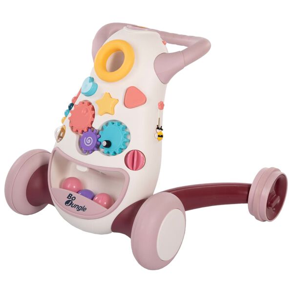 Bo Jungle Girello per Bambini B-Walking Aid Jumpy Rosa