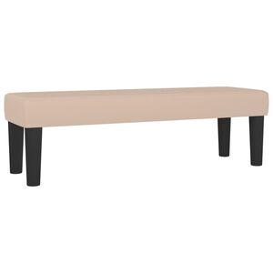 vidaXL Panca Cappuccino 100x30x30 cm in Similpelle