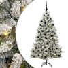 vidaXL Albero di Natale artificiale con 300 LED Verde e Bianco 180 cm