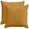 vidaXL Federa 2 pz HOUTEN Giallo 60 x 60 cm corduroy