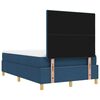 vidaXL Letto a molle con materasso Blu 120 x 190 cm Tessuto