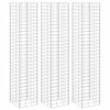 vidaXL Fioriere Rialzate a Gabbione 3 pz 30x30x150 cm in Ferro