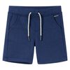 vidaXL Pantaloncini per Bambini con Coulisse Blu Scuro 140