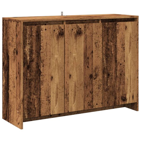 vidaXL Credenza Legno Antico 102x35x55 cm in Truciolato