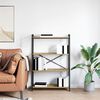 vidaXL Libreria Rovere artigianale 80 x 30 x 120 cm Legno multistrato
