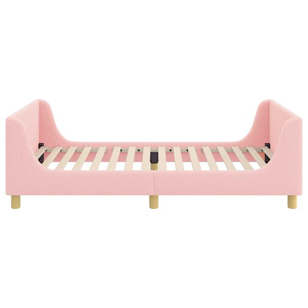 vidaXL Struttura letto bambini con testata Rosa 90 x 190 cm