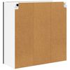 vidaXL Armadio pensile Rovere Nero 80 x 31 x 80 cm Legno multistrato