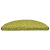 vidaXL Tappetini per scale 30 pz 56x17x3 cm Verde Semicircolari