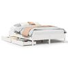 vidaXL Letto senza Materasso Bianco 160x200 cm Legno Massello di Pino