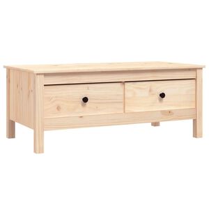 vidaXL Tavolino da Salotto 100x50x40 cm Legno Massello di Pino