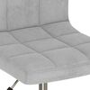 vidaXL Sedie da Pranzo Girevoli 2 pz Grigio Chiaro in Velluto