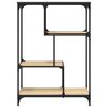 vidaXL Libreria Rovere Sonoma 81x36x115 cm Legno Multistrato e Acciaio