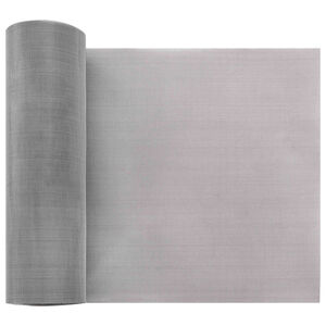 vidaXL Rete per schermatura 20 x 500 cm 60 Mesh Argento