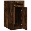 vidaXL Mobile Scrivania rovere fumo 40x49x75 cm Legno Multistrato