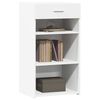 vidaXL Credenza Bianca 50x42,5x93 cm in Legno Multistrato