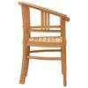 vidaXL Set da Pranzo per Giardino 5 pz in Legno Massello di Teak