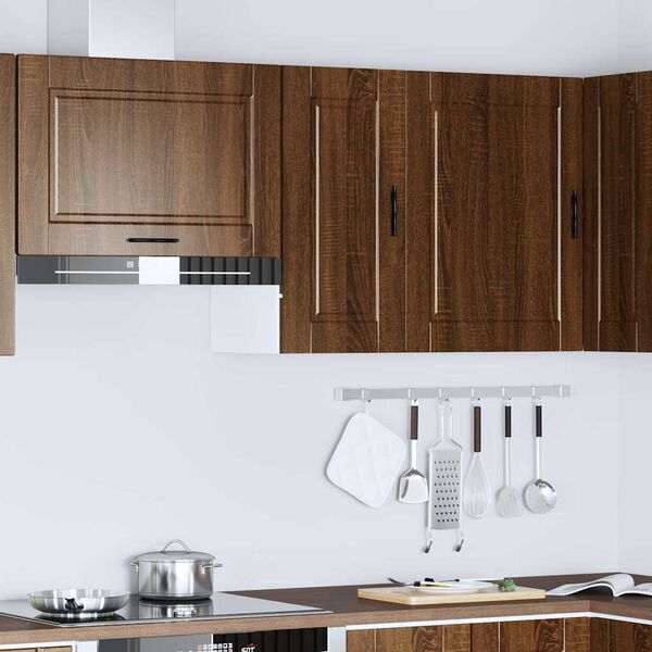 vidaXL Pensile da Cucina Porto Rovere Marrone in Legno Multistrato