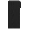 vidaXL Tavolo consolle Rovere nero 90 x 36 x 75 cm Legno multistrato