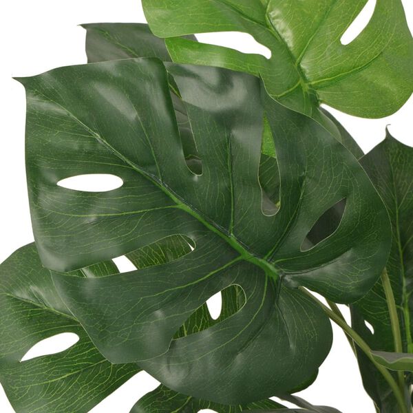 vidaXL Monstera Artificiale con Vaso 45 cm Verde