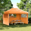 vidaXL Tenda Party Arancione 279 x 410 x 315 cm Tessuto Oxford