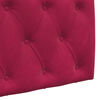vidaXL Testata appesa Rosso Vino 210 x 55 x 7 cm Velluto