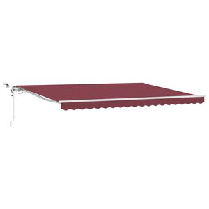 vidaXL Tenda da Sole Retrattile Automatica con LED Bord&ograve; 450x300 cm