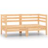 vidaXL Divani Angolari da Giardino 2 pz in Legno Massello di Pino