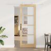 vidaXL Porta scorrevole ORKDAL Naturale 78 x 211 cm