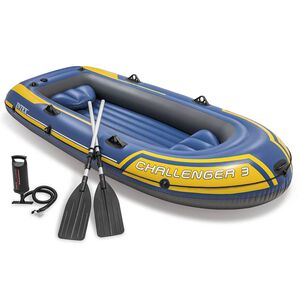 Intex Gommone Gonfiabile con Remi e Pompa Challenger 3 Set