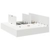vidaXL Struttura del letto Bianco 200 x 180 x 31.5 cm