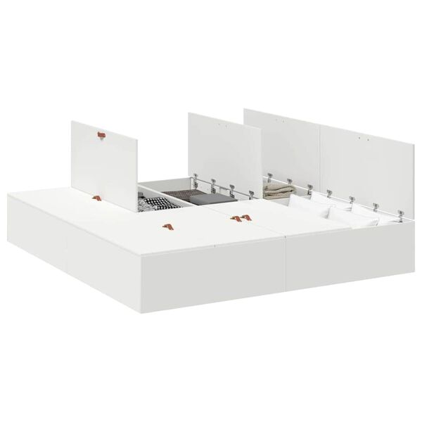 vidaXL Struttura del letto Bianco 200 x 180 x 31.5 cm