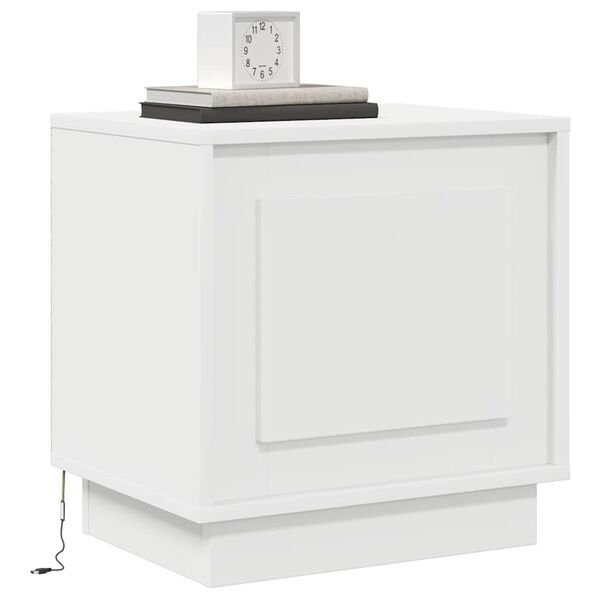 vidaXL Armadio da Notte Bianco 44 x 34,5 x 45 cm Legno multistrato