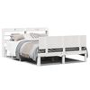 vidaXL Giroletto con Testiera senza Materasso Bianco 140x200 cm