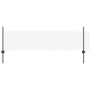 vidaXL Recinzione in rete saldata con pali 50 x 0,5 m Verde Rete