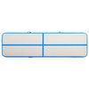 vidaXL Tappetino Ginnastica Gonfiabile con Pompa 600x100x15cm PVC Blu
