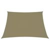 vidaXL Parasole a Vela in Tela Oxford a Trapezio 2/4x3 m Beige