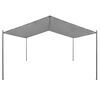 vidaXL Gazebo da Giardino in Acciaio 400x400x260 cm Antracite